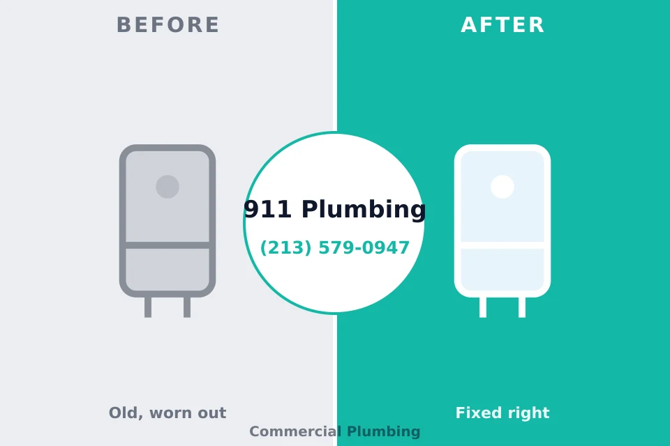 Before and after: plumbing company Laymantown, VA